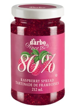 DARBO 80% RASPBERRY SPREAD [212 g]