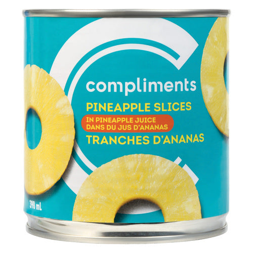 COMP PINEAPPLE SLICES IN JUIC [398 ml]