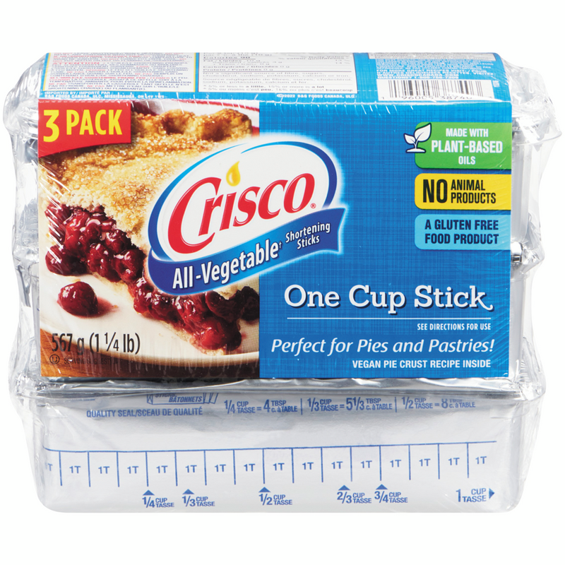 CRISCO SHORTENING STICKS 3pk [567 g]