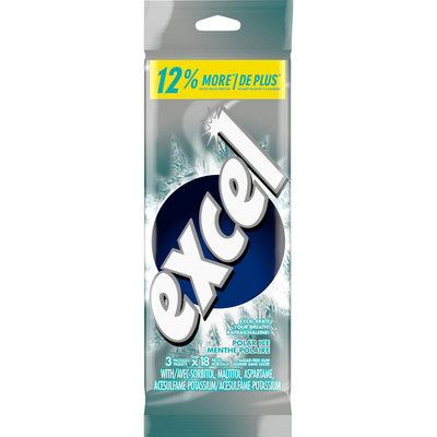 EXCEL GUM POLAR ICE 3PK