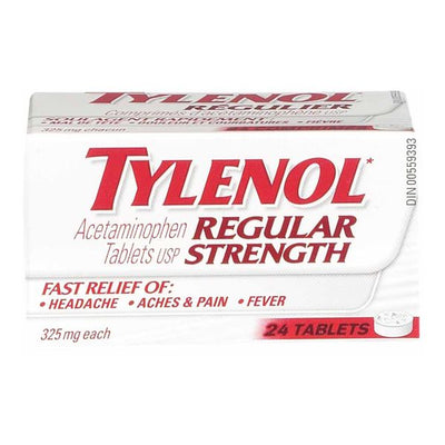 TYLENOL REGULAR CAPLETS 24s [24 CP]