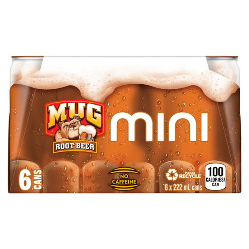 MUG ROOTBEER MINI CANS 6x222ml [6 ea]