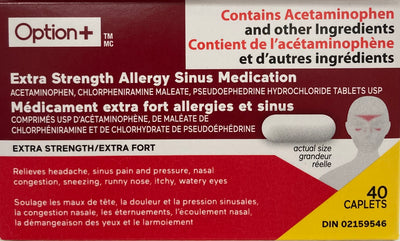OPTION+ ALLERY SINUS XST TB 40 [40 ea]