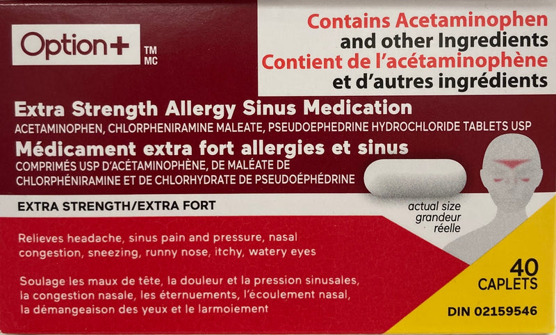 OPTION+ ALLERY SINUS XST TB 40 [40 ea]