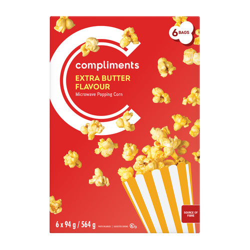 COMP EX BUTTER MICRO POPCORN 6 [564 g]