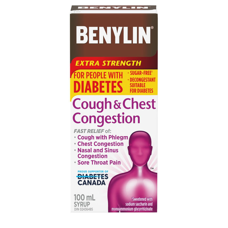 BENYLIN XSTR COUGH SYRP DIABET [100 ml]