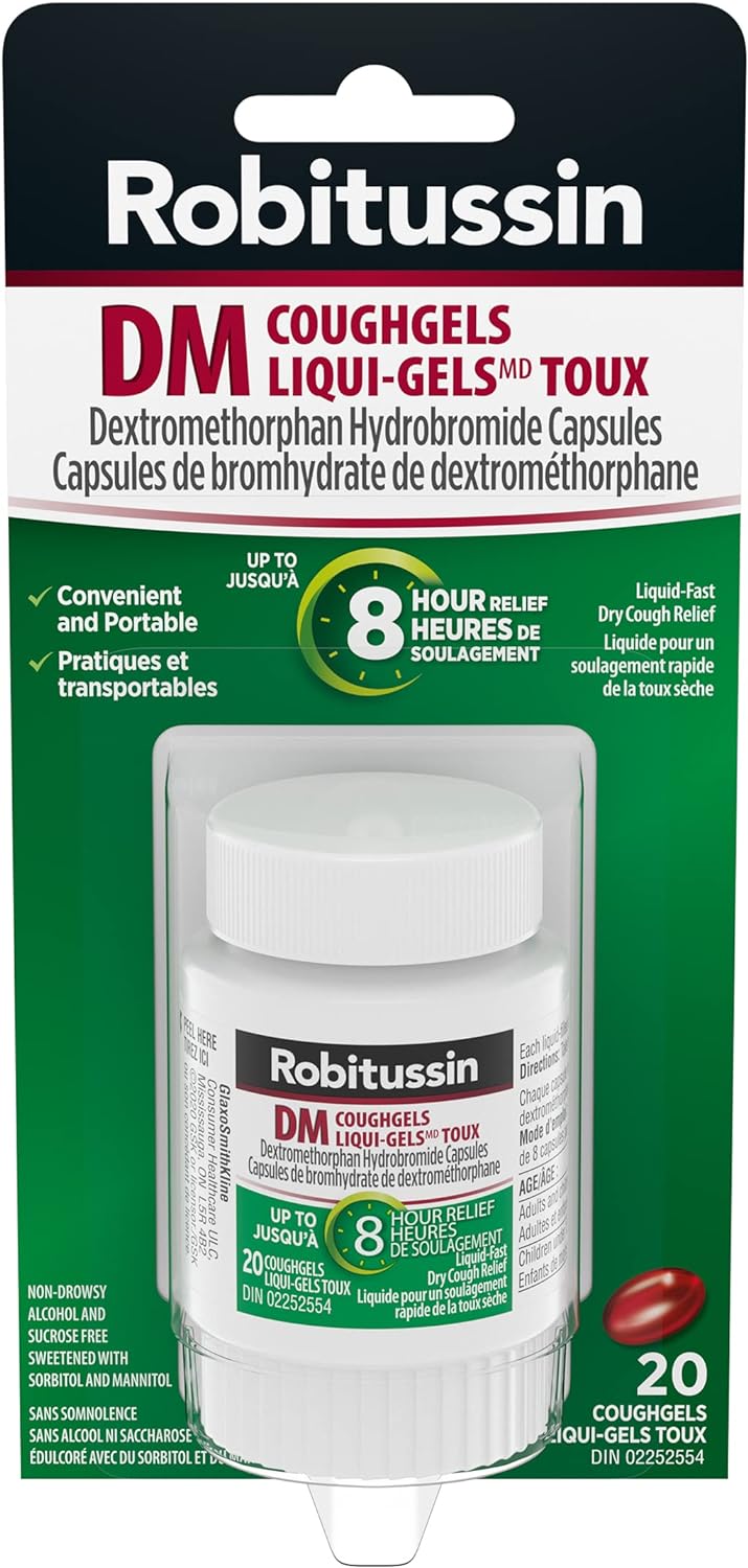 ROBITUSSIN DM COUGH GELS 20s [20 ea]