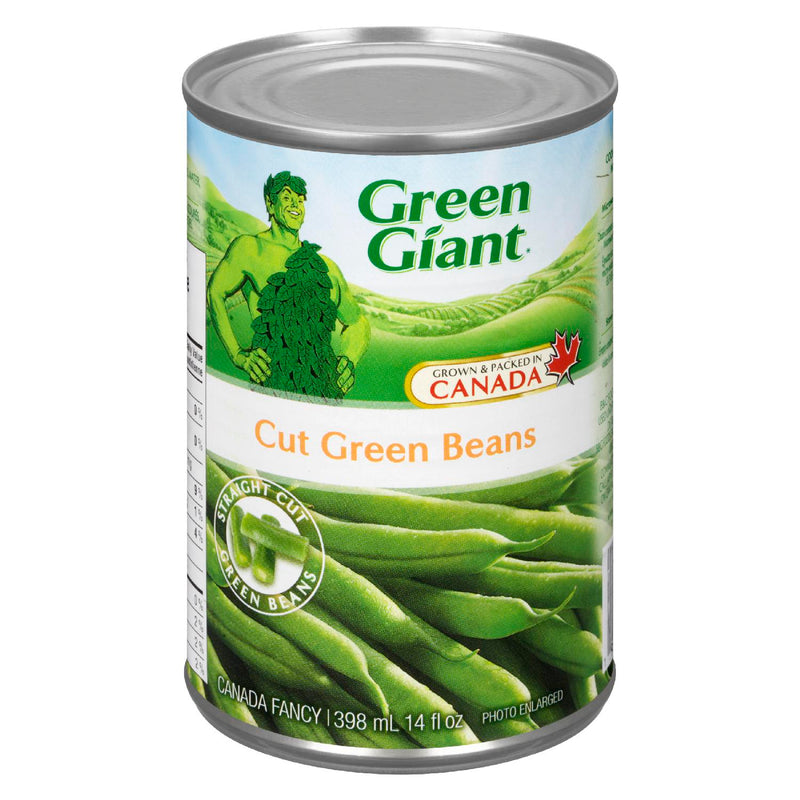 GREEN GIANT BEANS GREEN FANCY [398 ml]