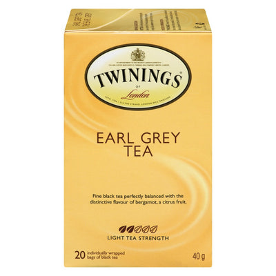 TWININGS TEA EARL GREY 20S [20 ea]