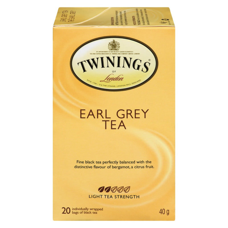 TWININGS TEA EARL GREY 20S [20 ea]
