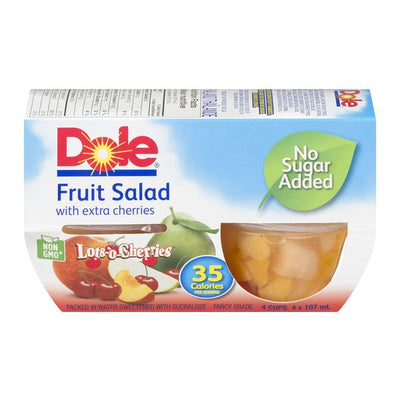 DOLE FRT SLD LOC IN WATER 4pk [4 ea]