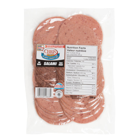 CHRIS BROTHERS ALL BEEF SALAMI [250 g]