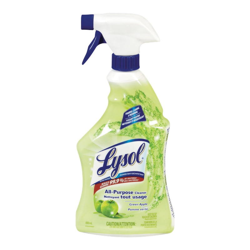 LYSOL SPRAY GRN APPLE 650ML