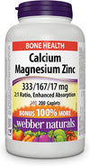 WEBBER CALCIUM MAGNESIUM ZINC [200 ea]