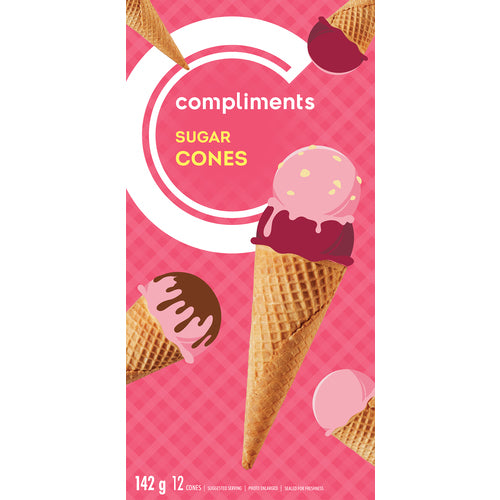 COMP ICE CREAM SUGAR CONES [12 pcs]