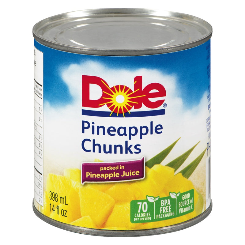 DOLE PINEAPPLE CHUNKS 398ML