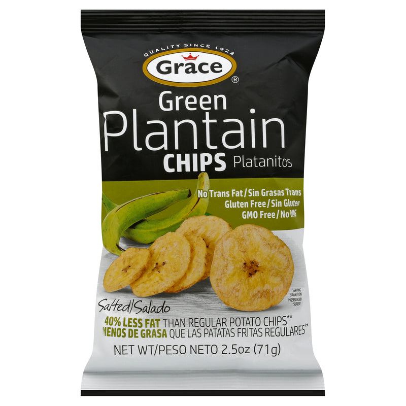 GRACE GREEN PLANTAIN CHIPS 85g [122 g]