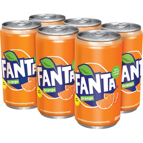 FANTA ORANGE SLEEK 6x222ml [6 pkg]