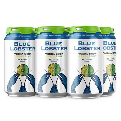 BLUE LOBSTER VODKA SODA [6 ea]