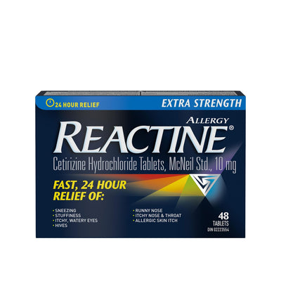 REACTINE XSTR 10MG TABLT 48S [48 ea]