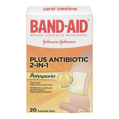 J/J BANDAID ANTIBACTERIAL ASRT [20 ea]