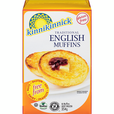 KINNIKINNICK ENGLISH MUFFINS [354 g]
