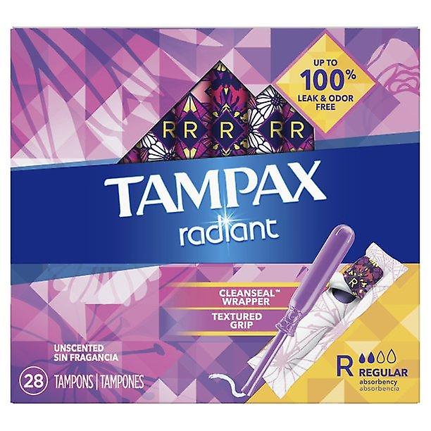 TAMPAX RADIANT REG UNSCNT 28s