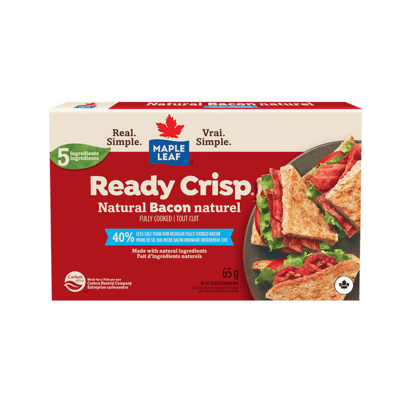 ML RDY CRSP BACON 40% LESS SLT [65 g]
