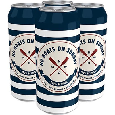 NO BOATS ON SUNDAY CIDER 4pk [4 ea]