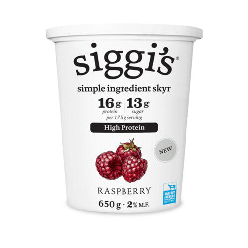 SIGGIS RASPBRRY 2% YOGRT [650 g]