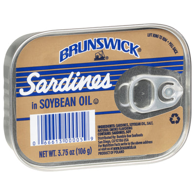 BRUNSWICK SARDINES SOYA OIL [106 GM]