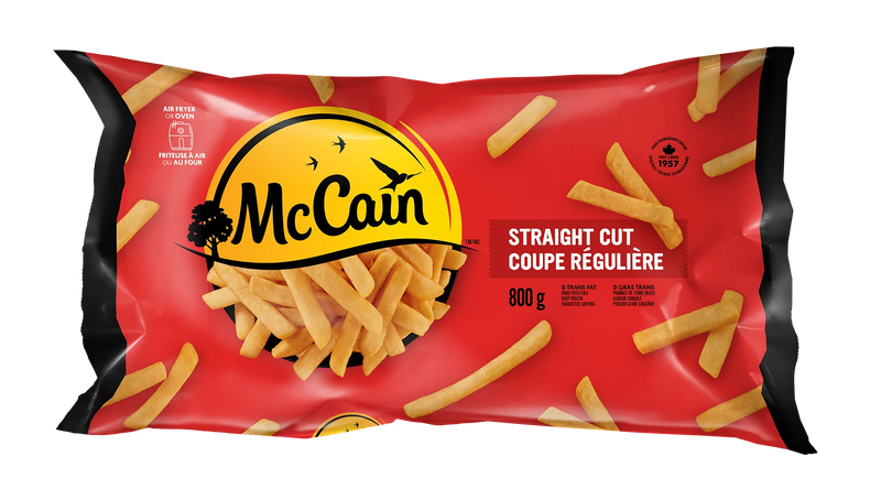 McCAIN STRAIGHT CUT FRIES 800g