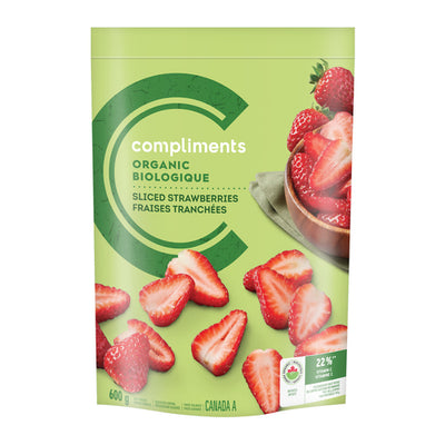 COMP ORGNC STRAWBRRY SLICED [600 g]