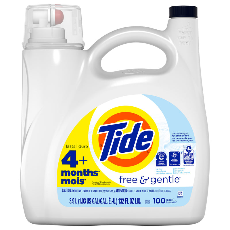 TIDE LIQ HE SCENT FREE 3.9L