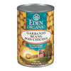 EDEN ORGANIC GARBANZO BEANS [398 ml]