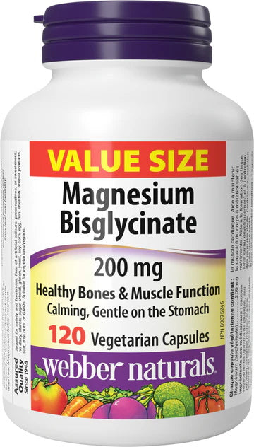 WEBR MAGNSM BISGLYCN 200mg [120 ea]
