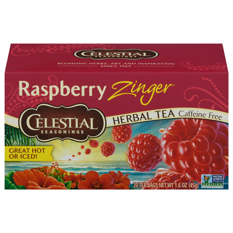 CELESTIAL TEA RASPBRY ZNGR [20 BG]