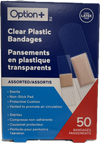 OPTN+ CLR PLS BANDAGES AST 50s [50 ea]