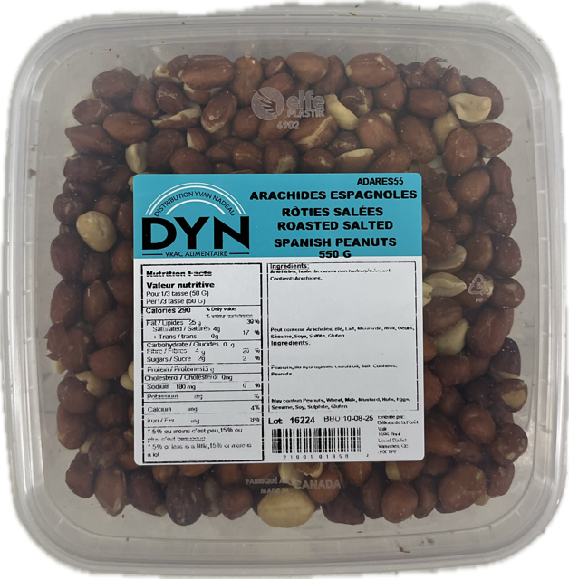DYN SPANISH PEANUTS 550g