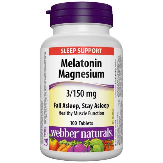 WEBR MELATONIN MAGNESIUM 100s [100 ea]