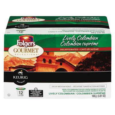 FOLGERS COLUMB DECAF KCUP [12 ea]