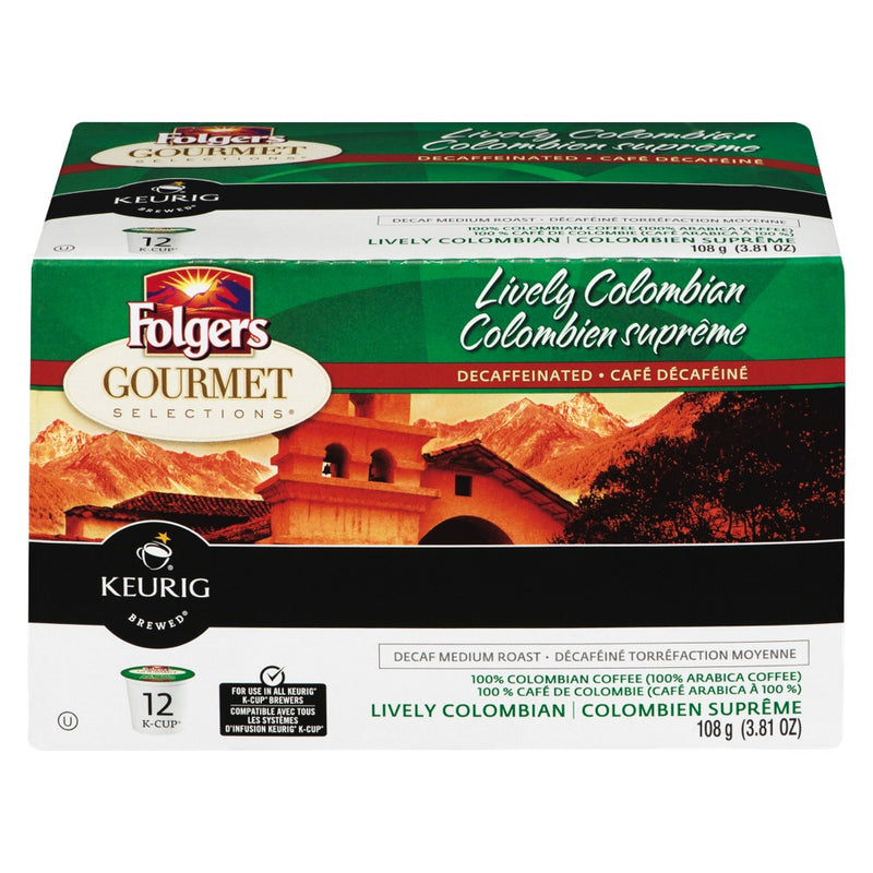 FOLGERS COLUMB DECAF KCUP [12 ea]