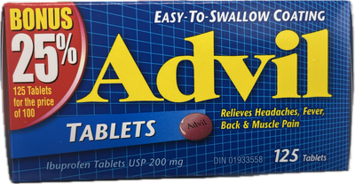 ADVIL TABLETS 200mg BONUS 125s [125 ea]