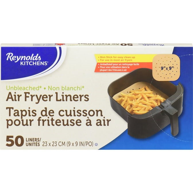 REYNOLDS UNBLEACHED AIR FRY LINERS 50 ea