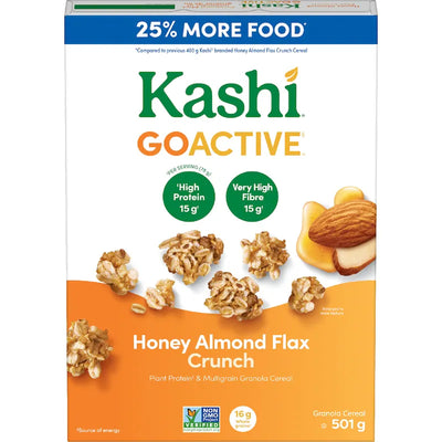KASHI GO LEAN HONEY ALMOND FLAX CRUNCH GRANOLA CEREAL 501g