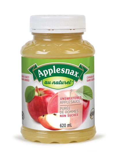 APPLESNAX UNSWEETENED APPLE SAUCE 620ml