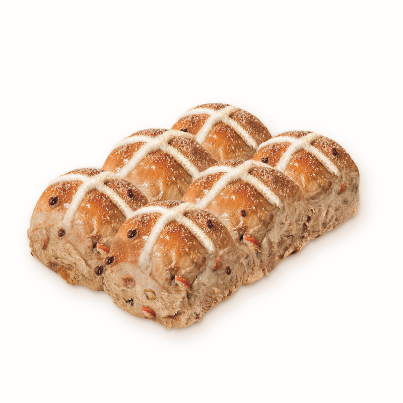 HOT CROSS BUNS APPLE CINNAMON