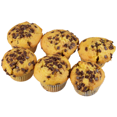 BANANA CHOC CHIP MUFFINS
