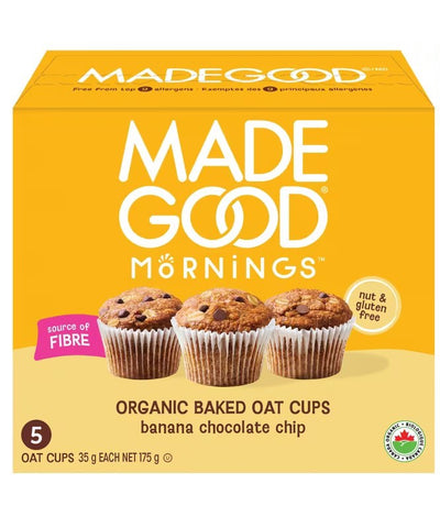 MADEGOOD OAT CUPS BANANA CHOCO
