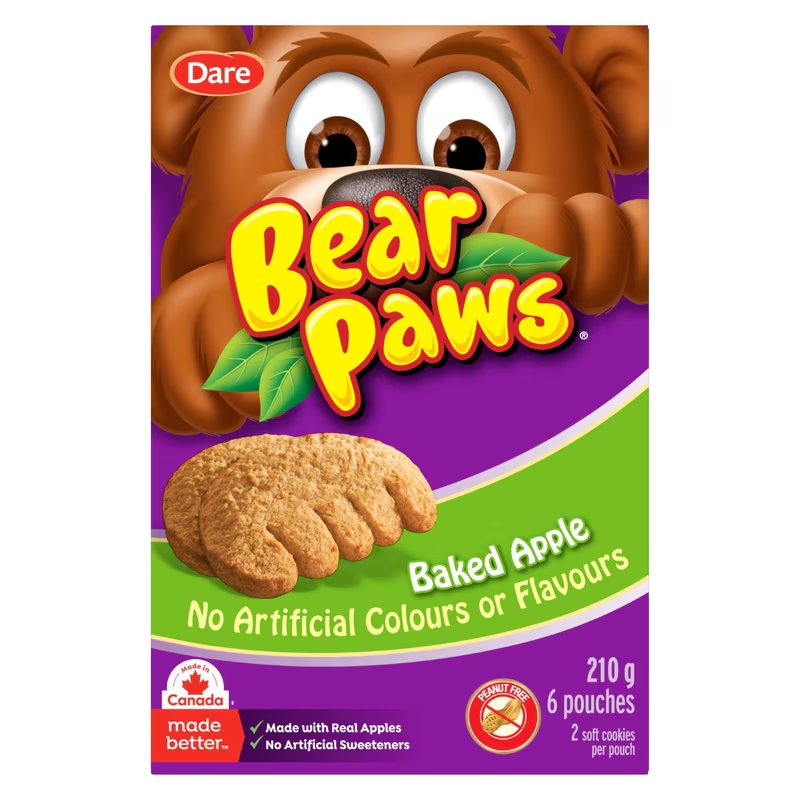 BEAR PAWS BAKED APPLE 6pk [210 g]